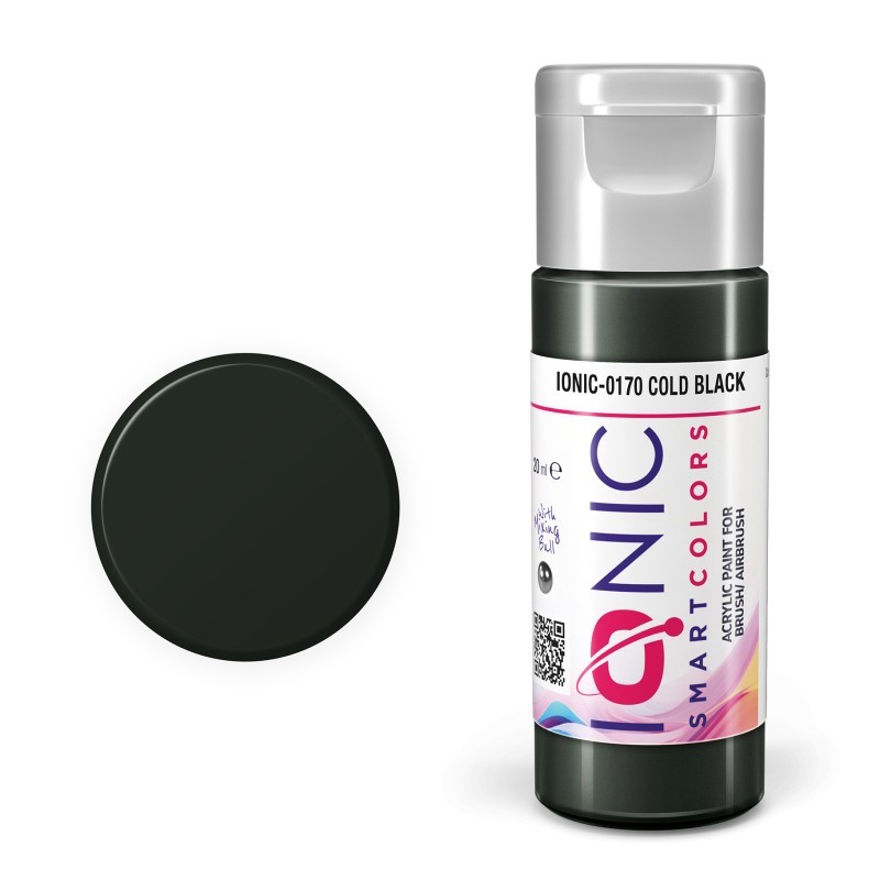 AMMO MIG IONIC 0170 Cold Black AKRİLİK MAKET BOYASI