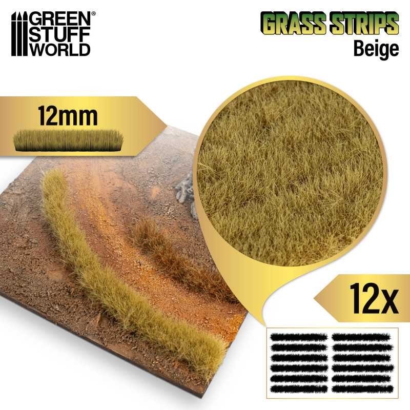 GREEN STUFF WORLD 13449 Grass Strips 12 mm - Beige