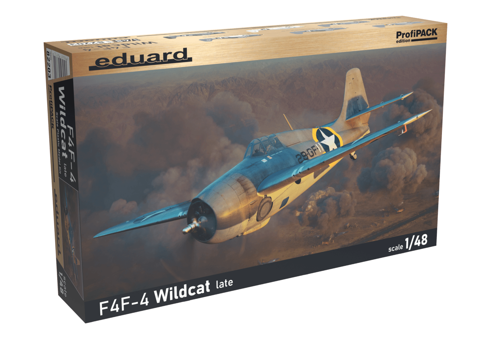 EDUARD 82203 1/48 F4F-4 Wildcat Late SAVAŞ UÇAĞI MAKETİ