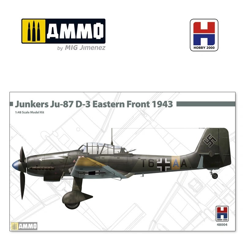 HOBBY 2000 48004 1/48 Junkers Ju-87D-3 Eastern Front 1943 SAVAŞ UÇAĞI MAKETİ