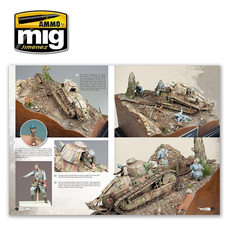 AMMO MIG 6011 THE WEATHERING SPECIAL World War I (English) - BİRİNCİ DÜNYA SAVAŞI BOYAMA TEKNİKLERİ KİTABI