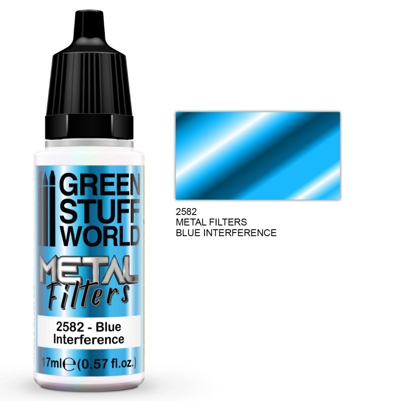 GREEN STUFF WORLD 2582 Metal Filters - Blue Interference METALİK EFEKT FİLTRESİ-MAVİ