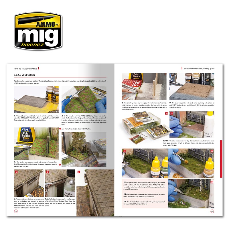 AMMO MIG 6135 How to make Buildings – Basic Construction and Painting Guide English