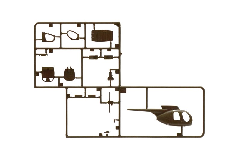 ITALERI 0017 1/72 AH-6 Night Fox ASKERİ HELİKOPTER MAKETİ