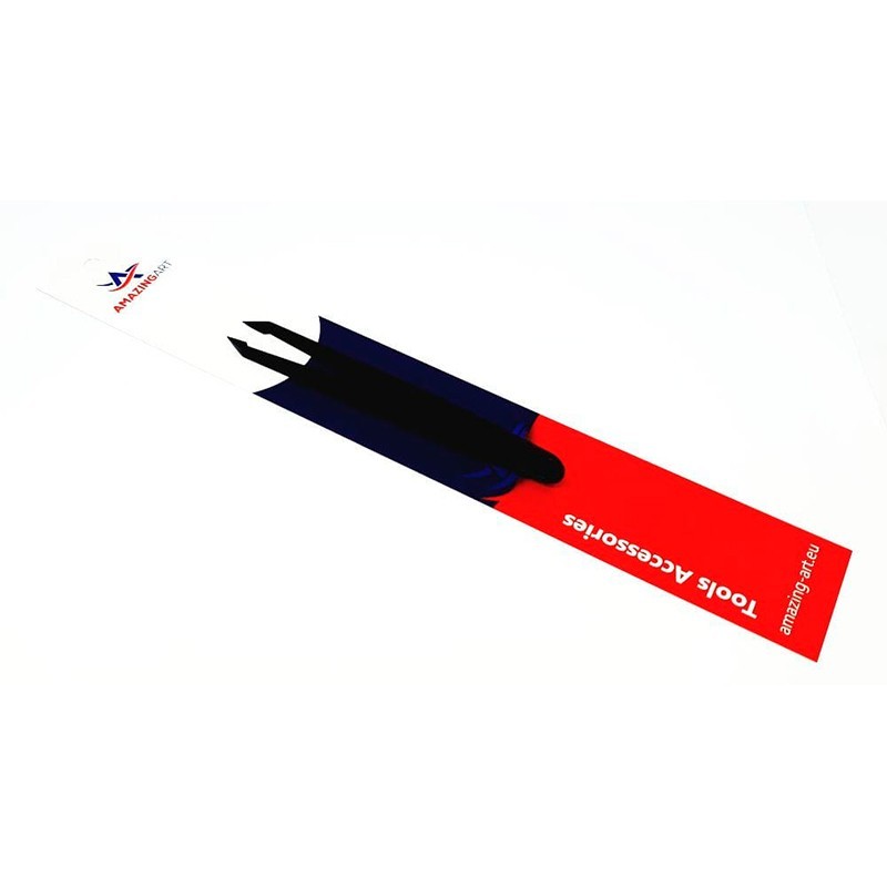 Precision Plastic Tweezers Angled 11cm - Plastik Açılı Cımbız 11cm