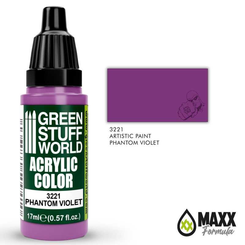 GREEN STUFF WORLD 3221 Acrylic Color PHANTOM VIOLET MAKET BOYASI