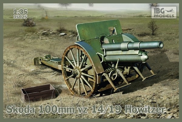 IBG MODELS 35025 1/35 SKODA 100 mm vz 14/19 HOWITZER