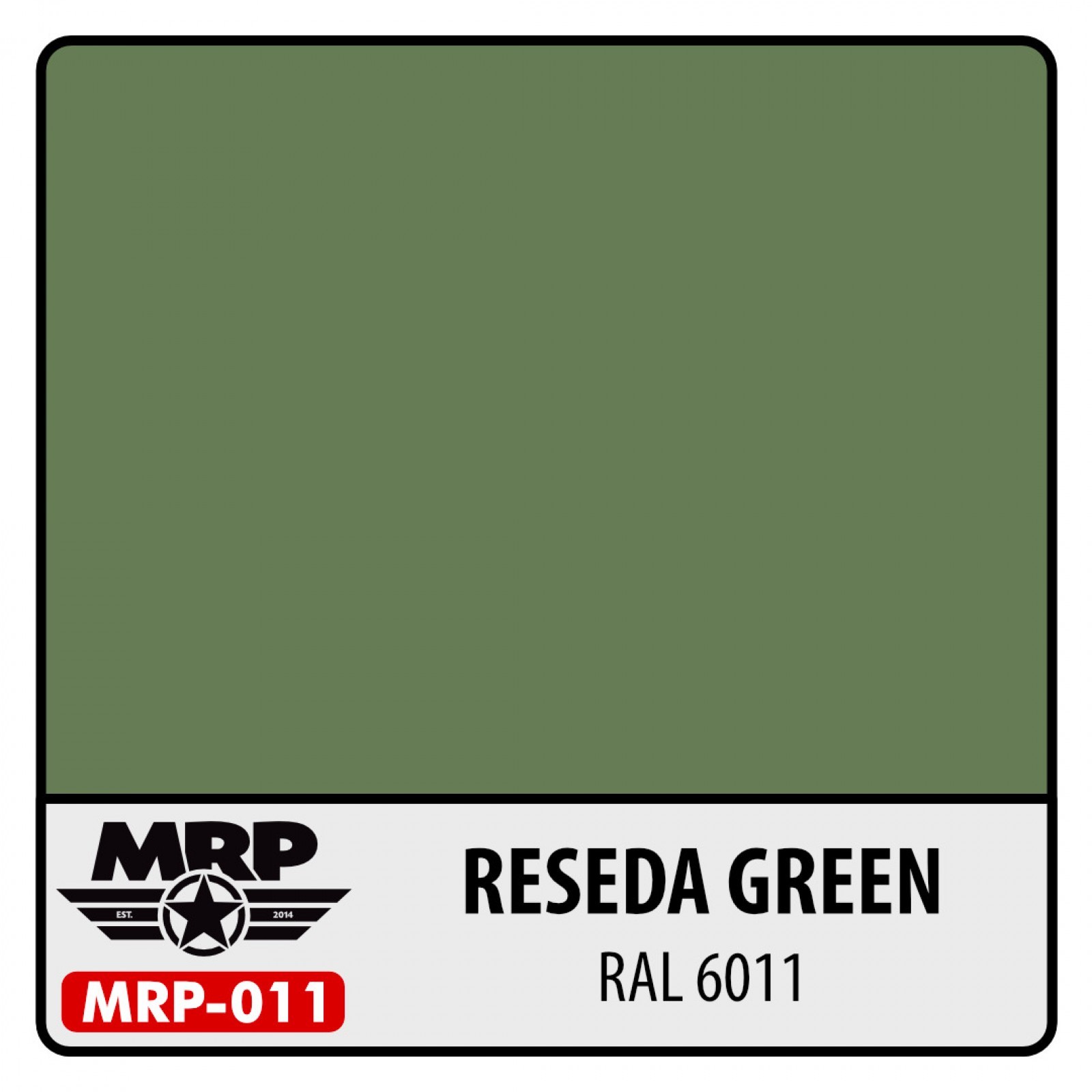 MR PAINT 011 Reseda Green RAL 6011 30ml LAKER MAKET BOYASI