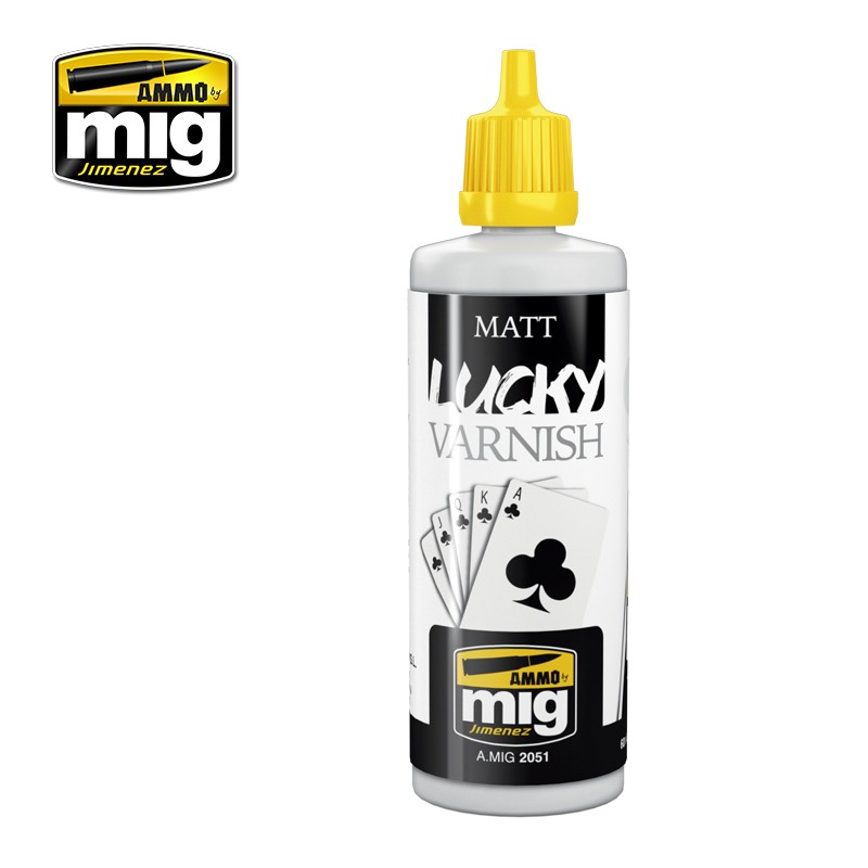 AMMO MIG 2051 MATT LUCKY VARNISH (60 ML) MAKET VERNİĞİ