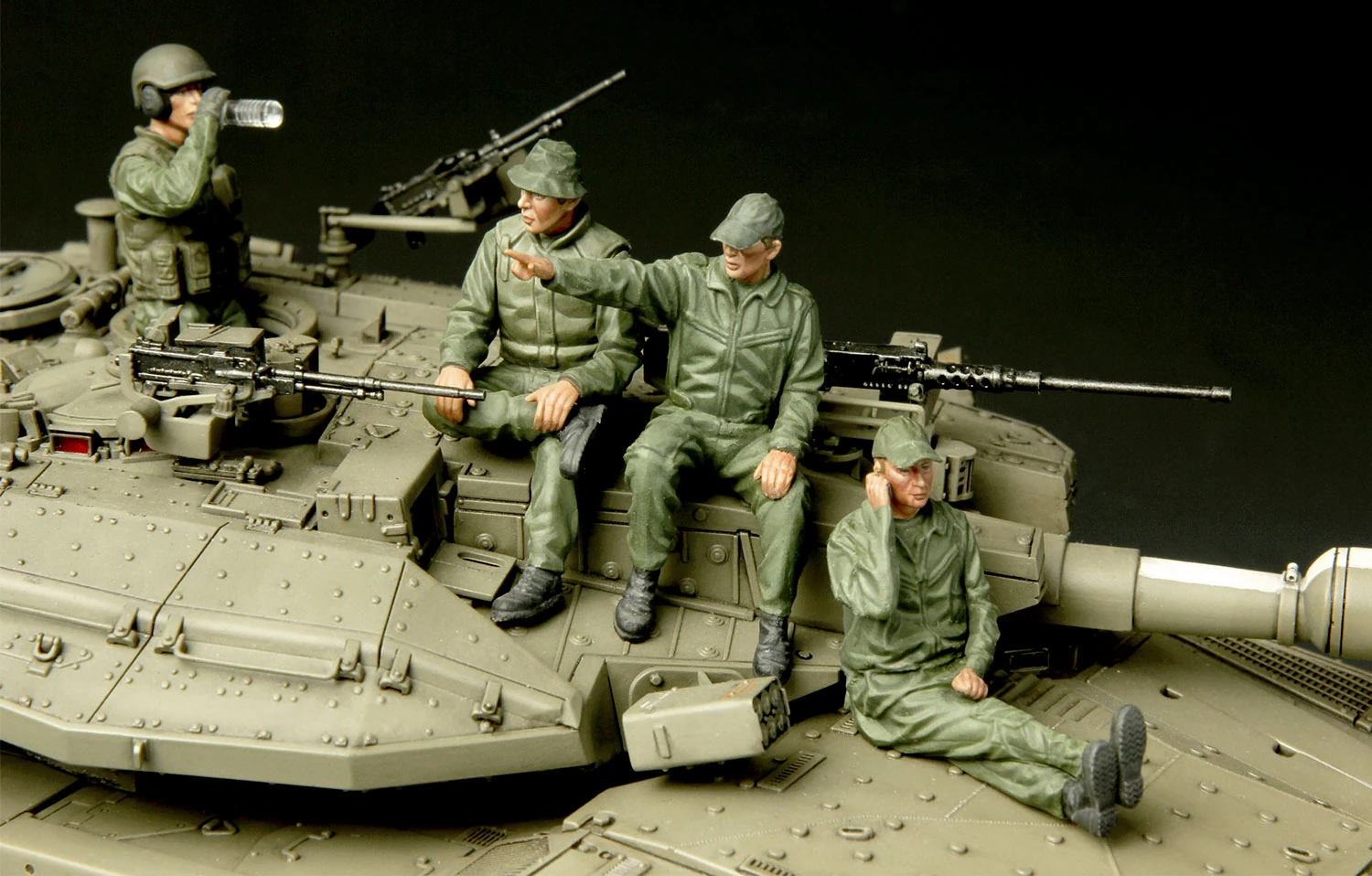 MENG HS-002 1/35 IDF TANK CREW İSRAİL TANK PERSONELİ FİGÜR MAKETİ