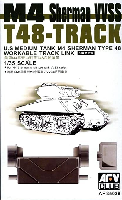 AFV CLUB 35038 1/35 M4 SHERMAN VVSS T48-TRACK PALET MAKETİ