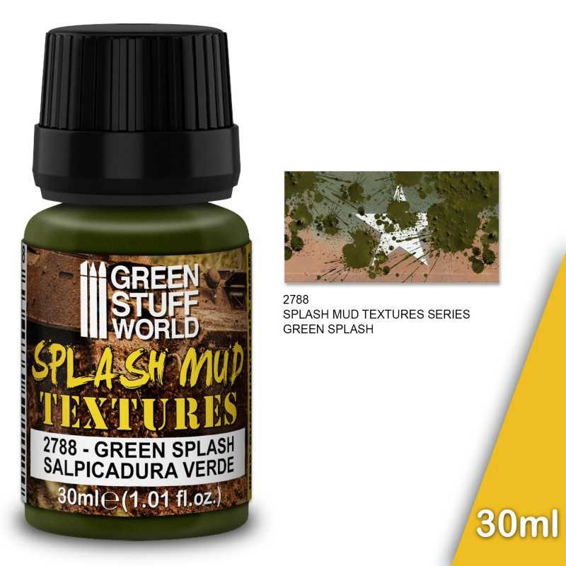 GREEN STUFF WOLRD 2788 Splash Mud Textures GREEN - YEŞİL SIÇRAMIŞ ÇAMUR DOKUSU 30ml