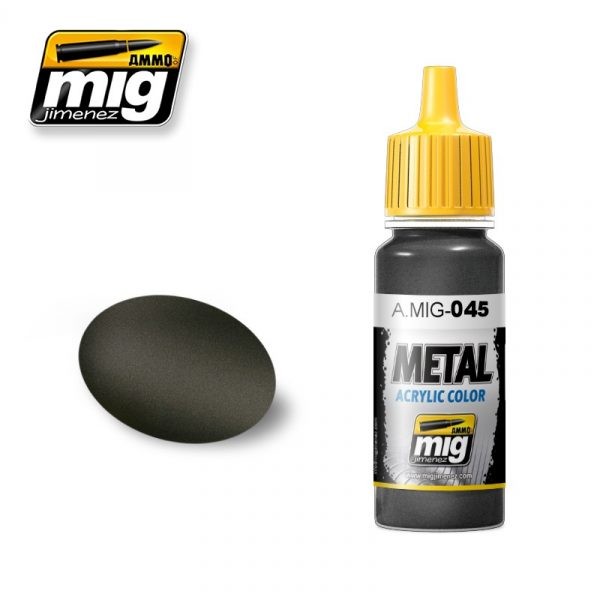 AMMO MIG 0045 GUN Metalik Maket Boyası