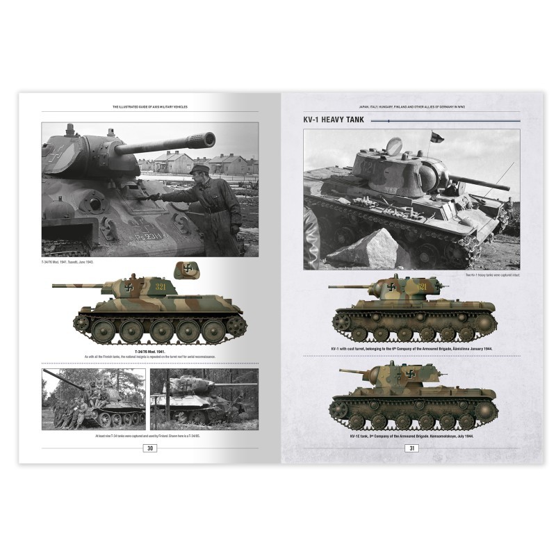 AMMO MIG 6308 The Illustrated Guide of Axis Military Vehicles - Mihver Kuvvetleri Araçlarına İlişkin Resimli Rehber