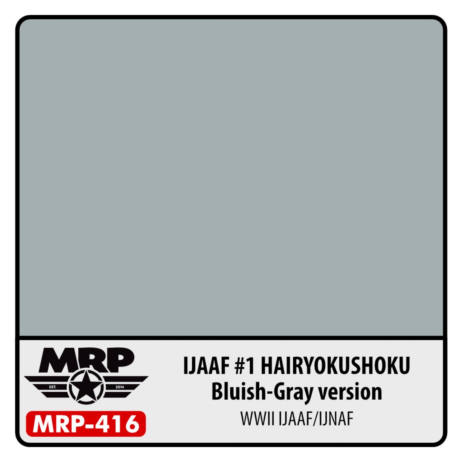 MR PAINT 416 IJAAF #1 Hairyokushoku (Bluish Gray Version) 30ml LAKER MAKET BOYASI