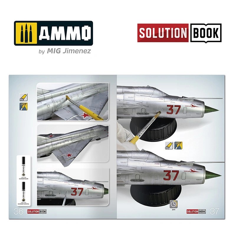 AMMO MIG 6521 METALİK UÇAKLARI NASIL BOYARIZ TEKNİK İÇERİKLİ DERGİ