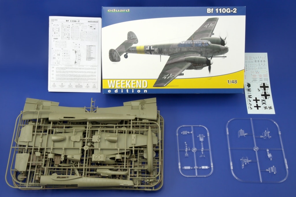 EDUARD 84140 1/48 Bf 110G-2 SAVAŞ UÇAĞI MAKETİ