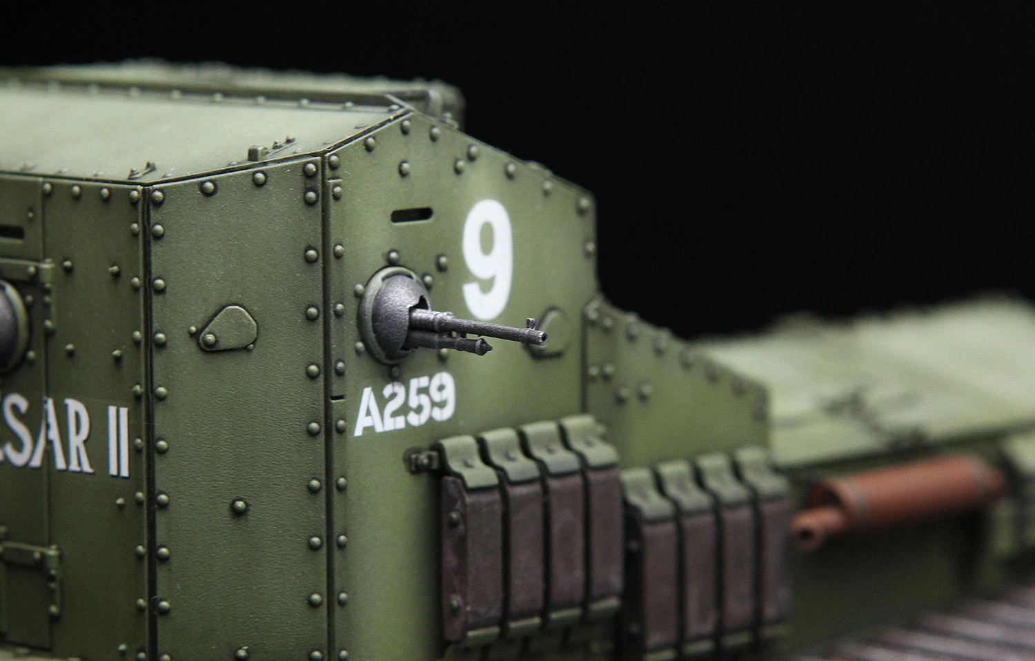MENG TS-021 1/35 BRITISH MEDIUM TANK MK.A WHIPPET İNGİLİZ TANK MAKETİ
