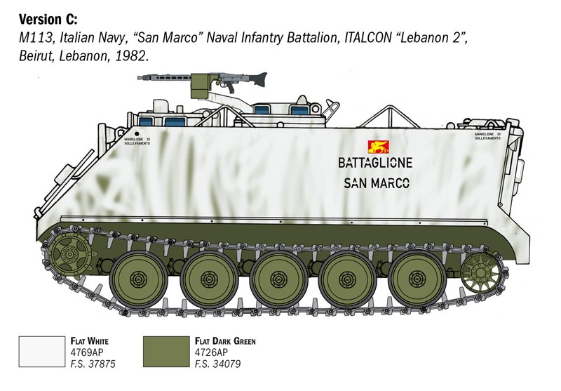 ITALERI 6753 1/35 M113A1 APC ZIRHLI PERSONEL TAŞIYICI MAKETİ