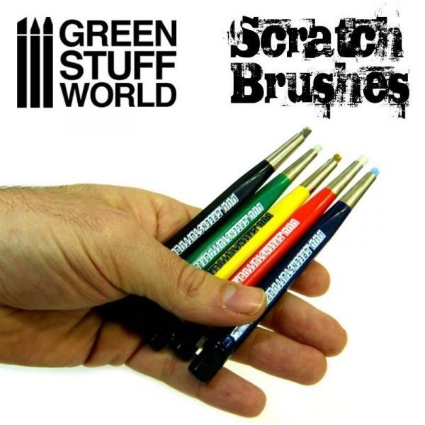 GREEN STUFF WORLD 1650 SCRATCH BRUSH SET – ÇİZİK YAPIM FIRÇA SETİ