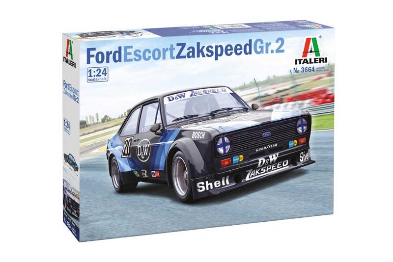 ITALERI 3664 1/24 Ford Escort Zakspeed Gr.2 ARABA MAKETİ