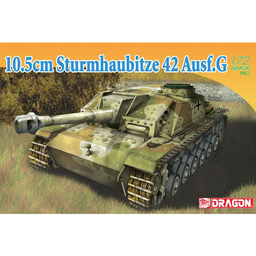 DRAGON 7284 1/72 10.5cm STURMHAUBITZE 42 Ausf.G İKİNCİ DÜNYA SAVAŞI ALMAN TANK AVCISI MAKETİ