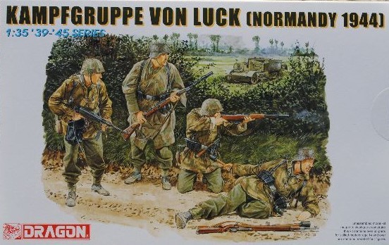 DRAGON 6155 1/35 KAMPFGRUPPE VON LUCK (NORMANDY 1944) ALMAN ASKERLERİ FİGÜR MAKETİ