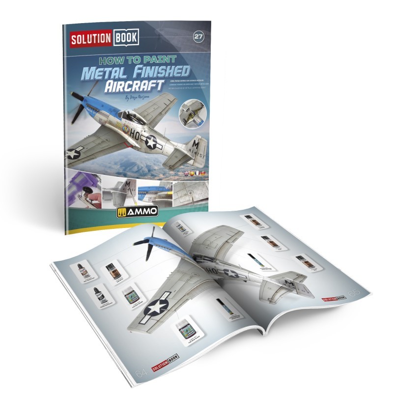 AMMO MIG 6532 How to Paint Metal Finished Aircraft - METAL YÜZEYLİ UÇAK BOYAMA TEKNİKLERİ KİTABI