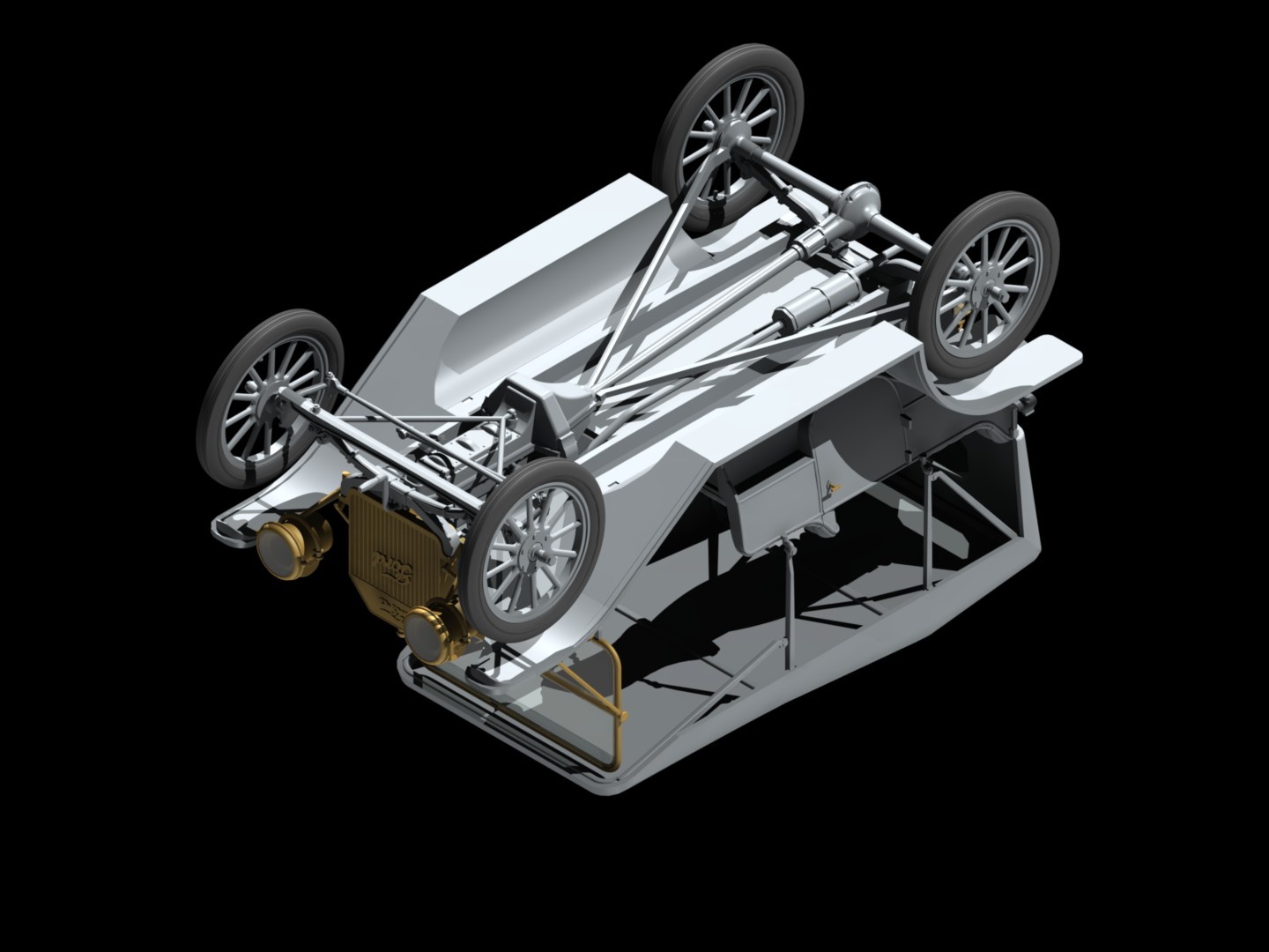 ICM 24002 1/24 FORD MODEL T 1911 ARABA MAKETİ