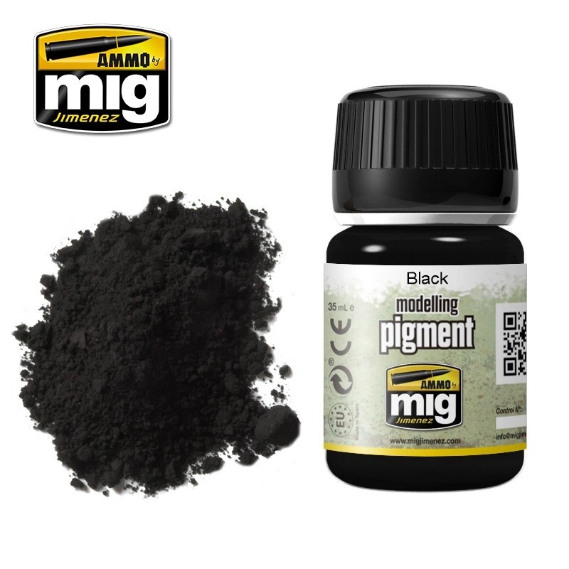 AMMO MIG 3001 Black TOZ PIGMENT