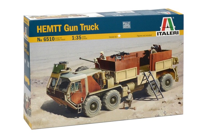 ITALERI 6510 1/35 HEMTT Gun Truck ZIRHLI ASKERİ KAMYON MAKETİ