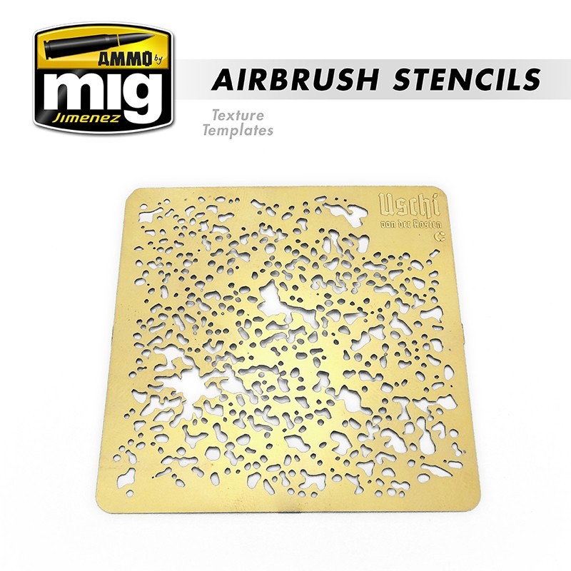 AMMO MIG 8035 Airbrush Stencil  ASİT İNDİRME EFEKT ŞABLONLARI