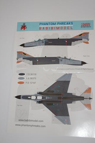 BABİBİ MODEL PB - 48003 1/48 F-4E 2020 TERMINATOR 401.FİLO DEKAL SETİ