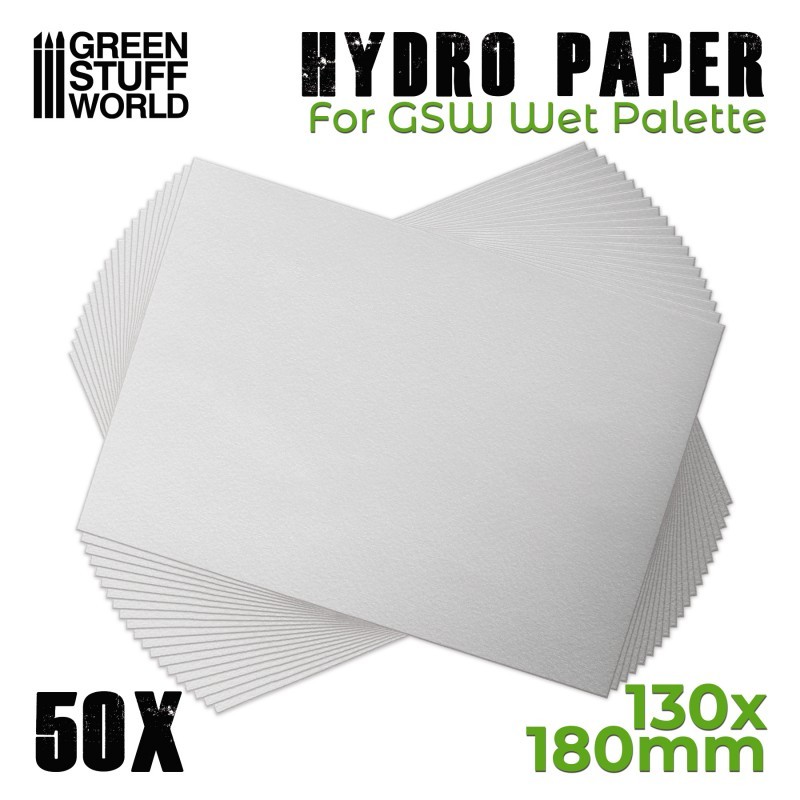 GREEN STUFF WORLD 2325 Hydro Paper x50 ISLAK PALET KAĞIDI