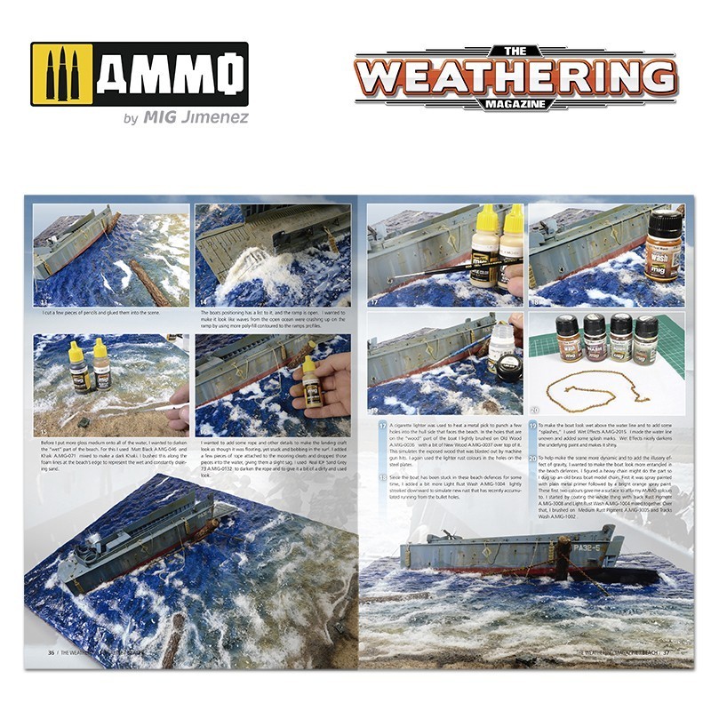 AMMO MIG 4530 THE WEATHERING MAGAZINE #31 – Beach  ENGLISH