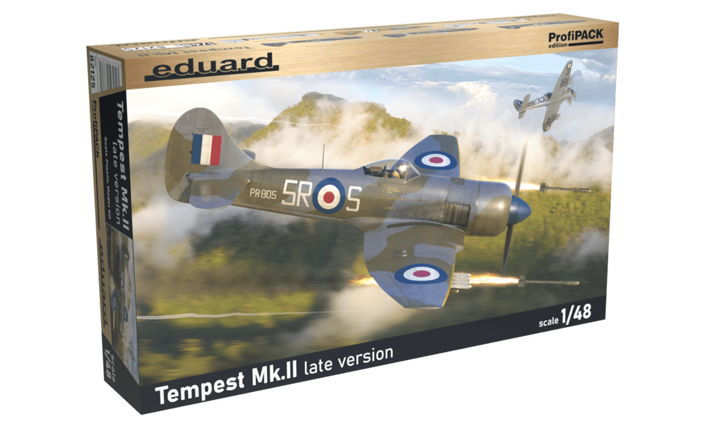 EDUARD 82125 1/48 Tempest Mk. II late version SAVAŞ UÇAĞI MAKETİ