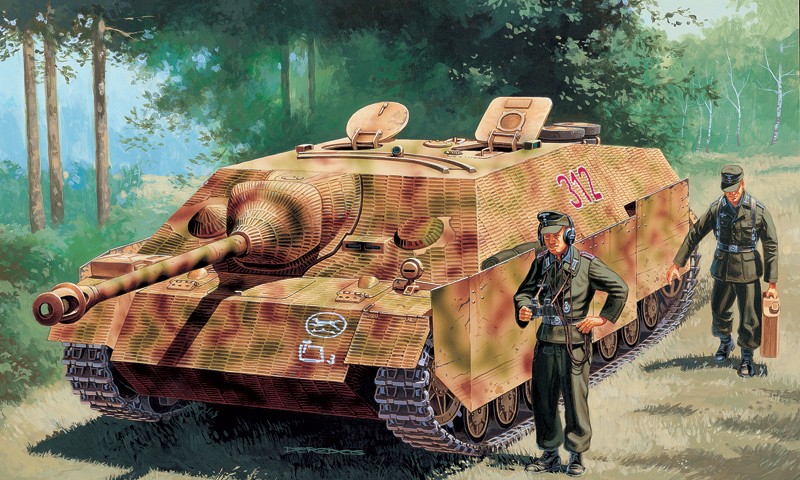ITALERI 6488 1/35 Sd.Kfz.162 Jagdpanzer IV Ausf.F ALMAN TANK AVCISI MAKETİ