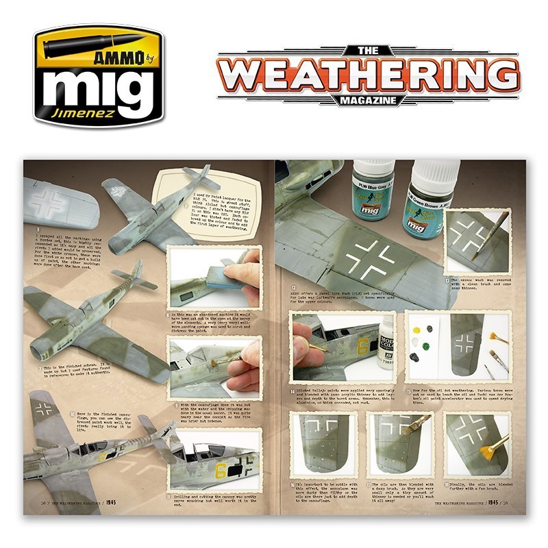 AMMO MIG 4510 THE WEATHERING MAGAZINE #11 – 1945 ENGLISH BOYAMA TEKNİKLERİ DERGİSİ