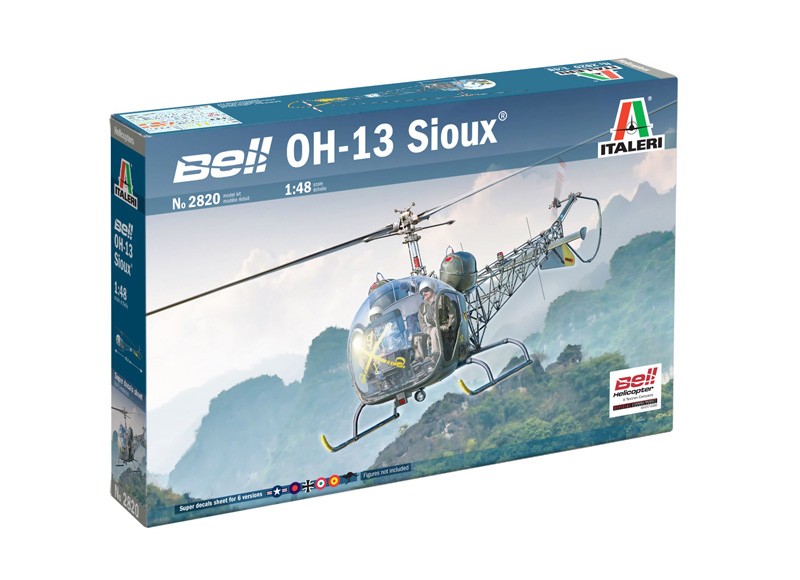ITALERI 2820 1/48 OH-13 Sioux ASKERİ HELİKOPTER MAKETİ