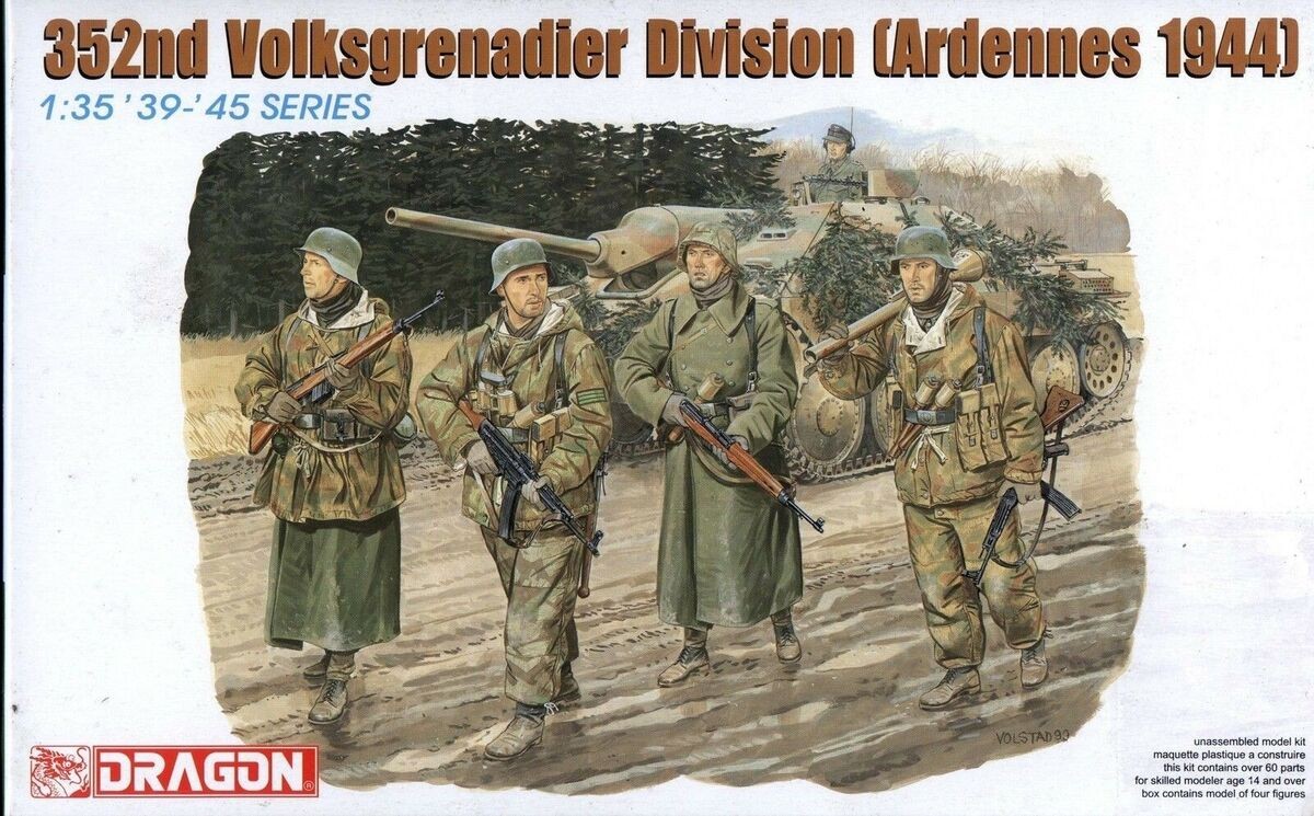 DRAGON 6115 1/35 352ND VOLKSGRENADIER DIVISION (ARDENNES 1944) ALMAN ASKERLERİ FİGÜR MAKETİ