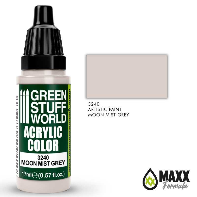 GREEN STUFF WORLD 3240 Acrylic Color MOON MIST GREY MAKET BOYASI