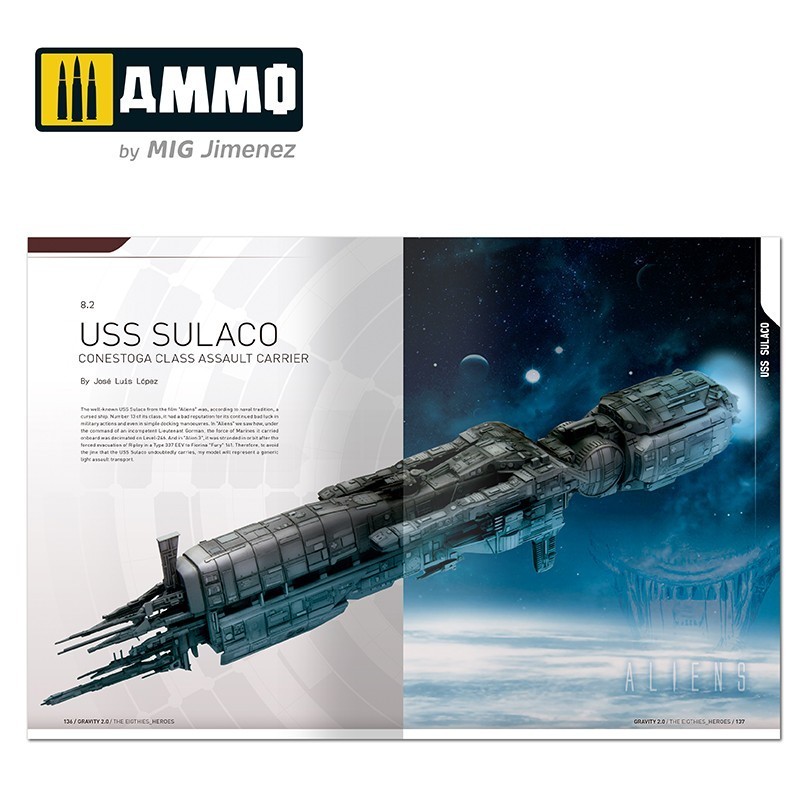 AMMO MIG 6095 GRAVITY 2.0 - Sci-Fi Modelling's Perfect Guide - 1980's Part 1: Heroes (English)