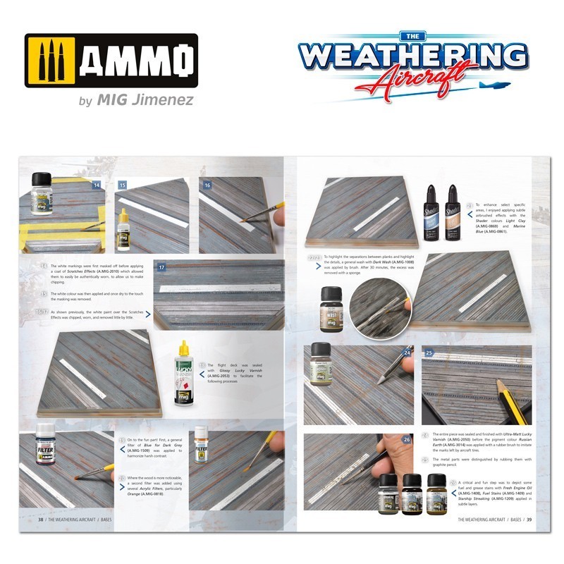 AMMO MIG 5221 THE WEATHERING AIRCRAFT #21 - Bases (English)