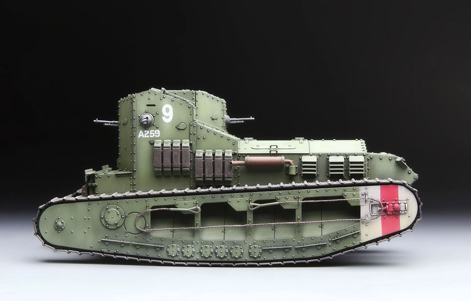 MENG TS-021 1/35 BRITISH MEDIUM TANK MK.A WHIPPET İNGİLİZ TANK MAKETİ