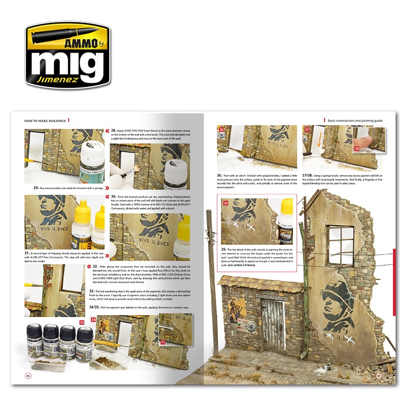 AMMO MIG 6135 How to make Buildings – Basic Construction and Painting Guide English