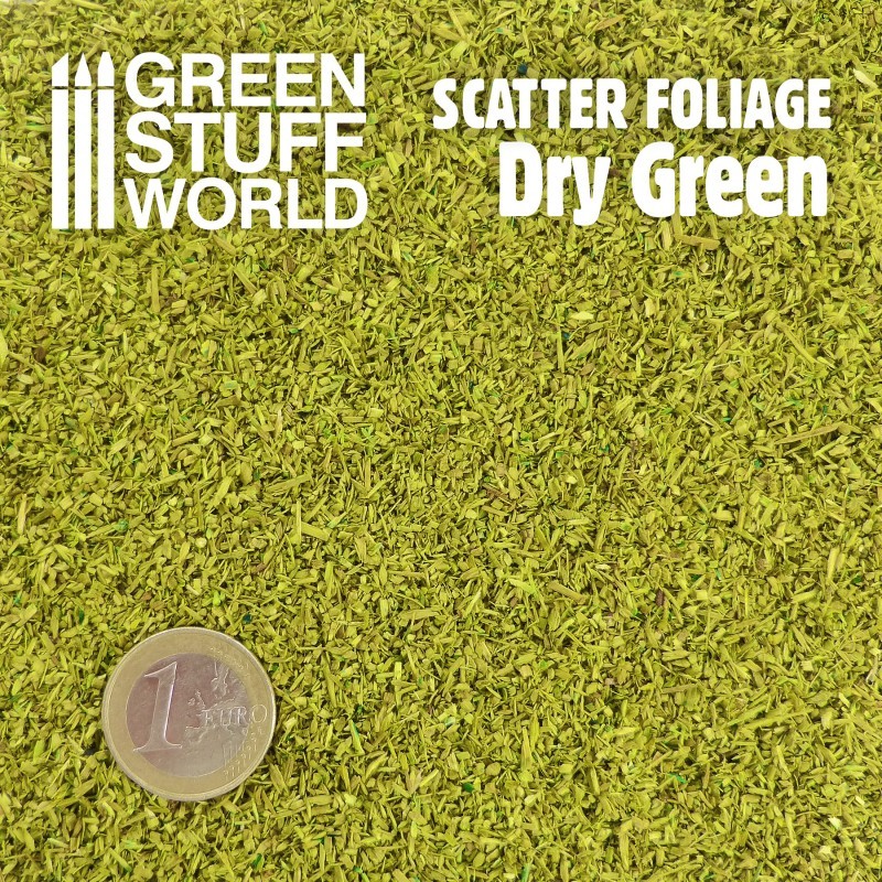 GREEN STUFF WORLD 10512 Scatter Foliage - Dry Green - 280 ml