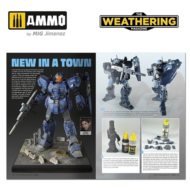 AMMO MIG 4533 THE WEATHERING MAGAZINE #34 – Urban (English) MESKUN MAHAL ALANLARI BOYAMA TEKNİKLERİ DERGİSİ