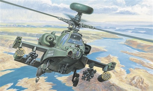 ITALERI 0080 1/72 AH-64 D APACHELONGBOW SALDIRI HELİKOPTERİ MAKETİ