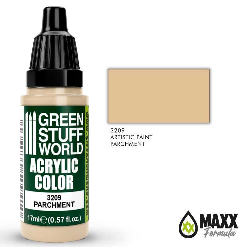 GREEN STUFF WORLD 3209 Acrylic Color PARCHMENT MAKET BOYASI