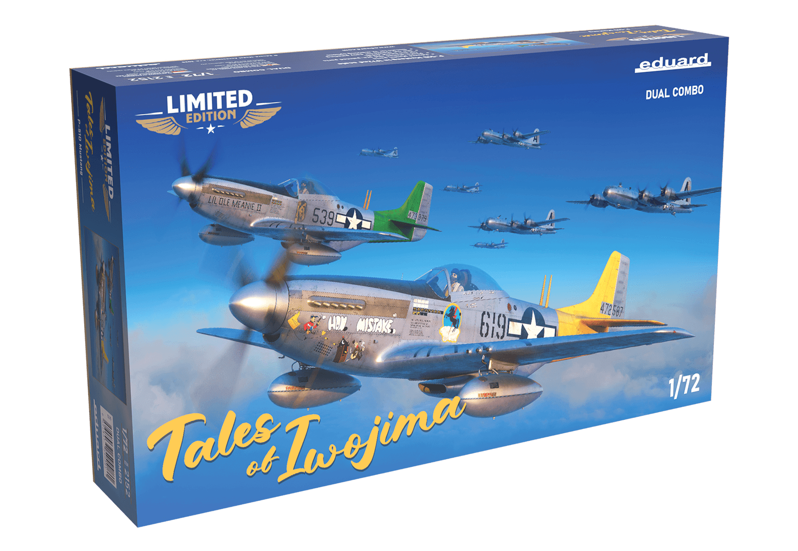 EDUARD 2152 1/72 Tales of Iwojima DUAL COMBO SAVAŞ UÇAĞI MAKETİ